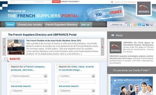 Capture d'écran du site You buy France.