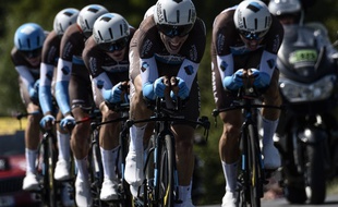 L'équipe française AG2R.