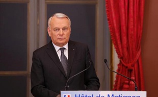 Jean-Marc Ayrault le 23 mars 2014 à Matignon à Paris