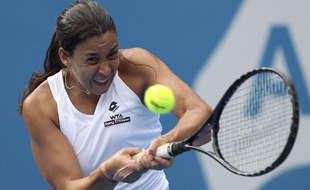 Marion Bartoli lors du deuxième tour de l'Open d'Australie