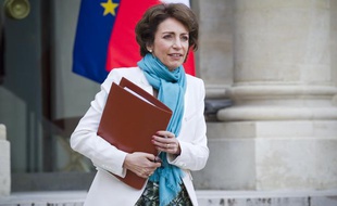 Marisol Touraine à la sortie d'un conseil des ministres, à Paris le 10 avril 2013.