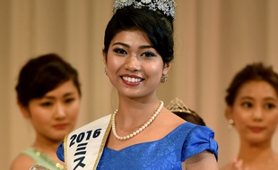 Priyanka Yoshikawa, nouvelle miss Japon, le 5 septembre 2016.