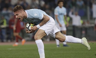 L'attaquant de la Lazio Ciro Immobile.
