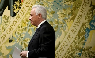 Le gouverneur de la Banque du Portugal, Carlos Costa, le 3 août 2014 à Lisbonne