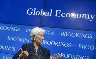 Le directrice du FMI et ancienne ministre française de l'Economie, Christine Lagarde à Washington, le 22 septembre 2015