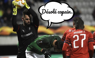 Le gardien tchèque du Stade Rennais Tomas Koubek a brillé face à ses compatriotes de Jablonec.