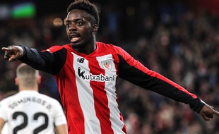 Le joueur Inaki Williams de l'Athletic Bilbao, le 12 février 2020.