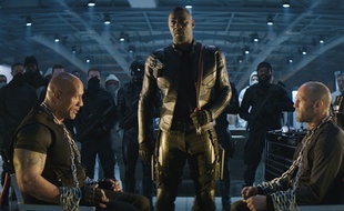 Dwayne Johnson, Idris Elba et Jason Statham dans «Hobbs & Shaw» de David Leitch