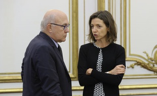 Laurence Boone, ici avec Michel Sapin. (archives)