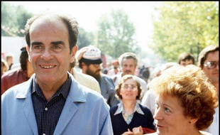 Georges et Liliane Marchais, à la Fête de l’Humanité le 11 septembre 1982.