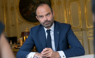 Edouard Philippe, dans son bureau à Matignon, le 14 juin 2018, lors d'une interview avec «20 Minutes».