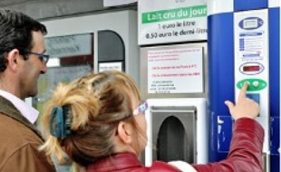 Le distributeur de lait de Langon.