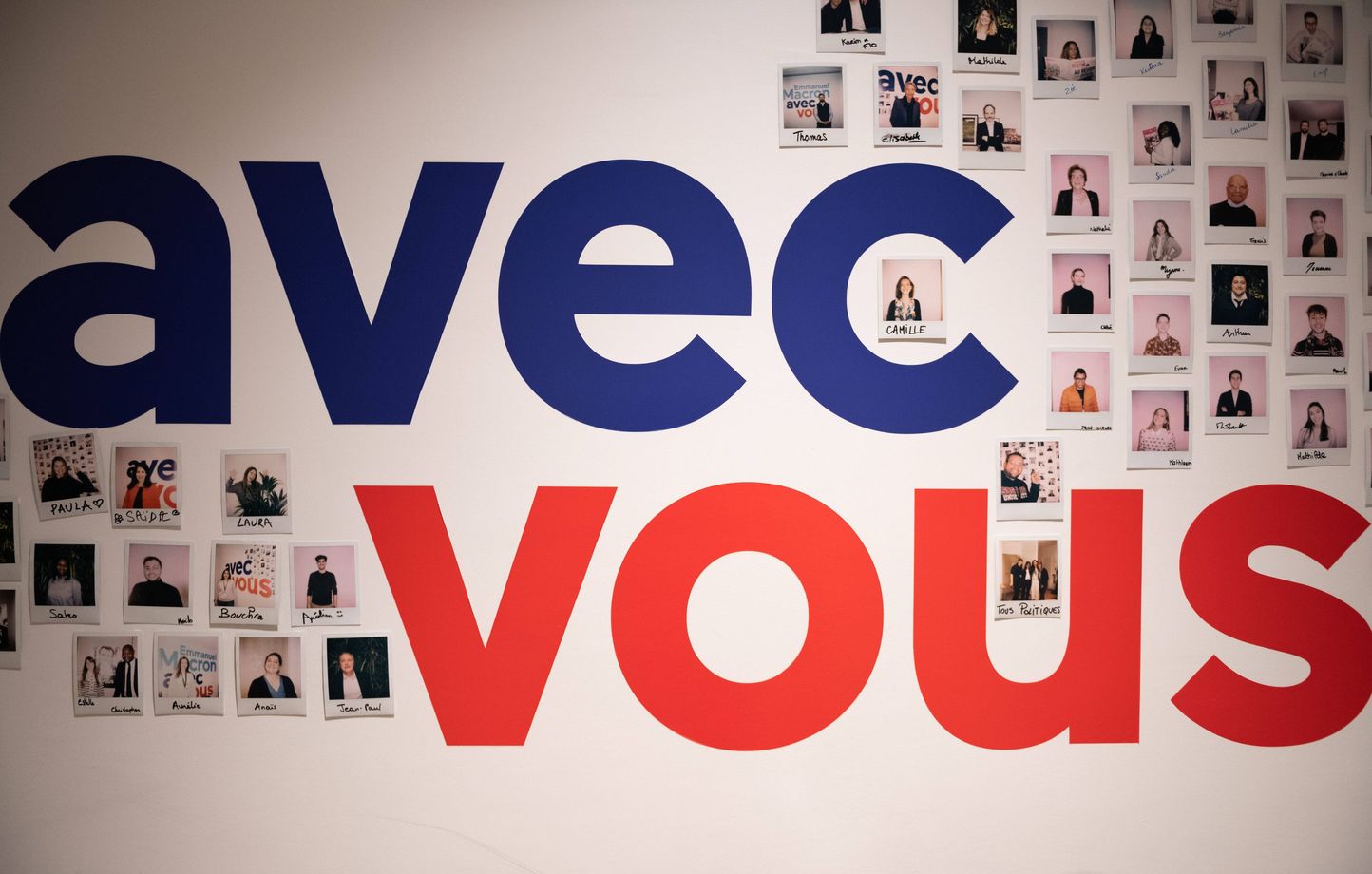 Au QG de La République en Marche. 