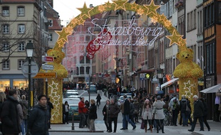 Strasbourg le 25 11 2012. Marché de Noël de Strasbourg