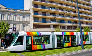 Le tramway d'Angers.