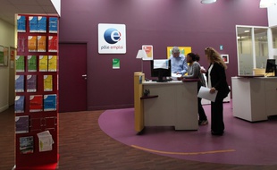 Le 28 juillet 2015, une agence Pôle emploi à Paris.