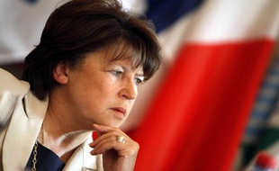 Martine Aubry, début juin 2009.
