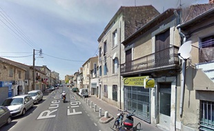 La rue du Faubourg Figuerolles à Montpellier.