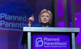 La candidate démocrate Hillary Clinton à la présidence à Washington le 10 juin 2016