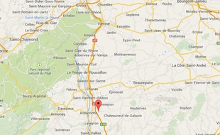 Google map d'Albon (Drôme)
