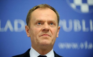 Le Président du Conseil européen Donald Tusk, lors d'une conférence de presse à Zagreb, le 2 mars 2016