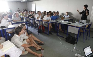 Séminaire à l'Université d'été des Verts, à Nîmes