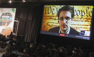 Edward Snowden est intervenu au festival SXSW depuis la Russie via webcam.
