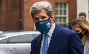 L'envoyé spécial des États-Unis pour le climat, John Kerry, à Londres le 8 mars 2021.