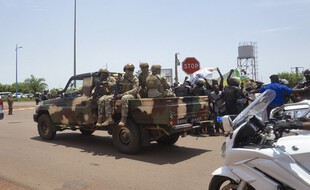 Des troupes maliennes à Bamako, la capitale.