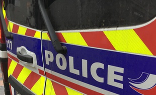 Un véhicule de police le 13 décembre 2016, à Lille