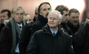 L'ancien sélectionneur de l'équipe de France, Michel Hidalgo, en février 2013