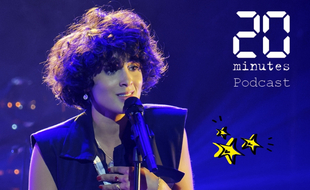 Barbara Pravi représente la France au concours de l'Eurovision prévu a Rotterdam le 22 mai. Ici en concert a l' Olympia à Paris durant le concert caritatif en faveur du Psychodon, le 6 octobre 2020