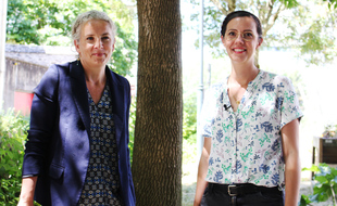 La candidate écologiste aux élections régionales Claire Desmares-Poirrier a reçu la visite de Delphine Batho ce lundi à Rennes.