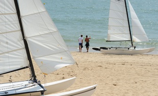 Illustration de la plage de la Baule
