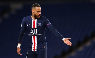 Neymar lors du 8e de finale retour de Ligue des champions entre le PSG et Dortmund, le 11 mars 2020.