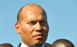 Karim Wade, fils et ancien ministre de l'ex-président sénégalais Abdoulaye Wade, à Dakar le 30 octobre 2008