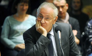 Jacques Cheminade à Nancy (Meurthe-et-Moselle), le 30 mars 2012.