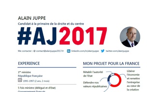Une capture d'écran d'une partie du CV d'Alain Juppé imaginé par notre contributeur Gilles Payet