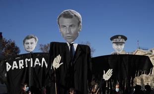 Manifestation contre la loi « Sécurité globale », à Paris le 28 novembre 2020.