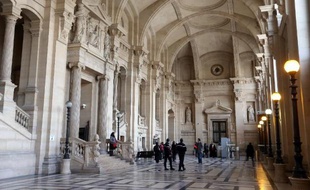 Vue du palais de justice de Paris