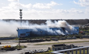 Un incendie s'est déclaré rue Saint-Domingue à Nantes, mardi 4 février 2020