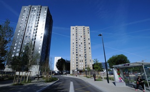 Immeubles situes dans le quartier Malakoff a Nantes.