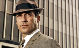 Jon Hamm, alias Don Draper, personnage principal de la série à succès « Mad Men ».