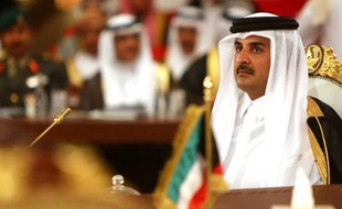 L'émir du Qatar Cheikh Tamim ben Hamad Al-Thani à Doha le 9 décembre 2014