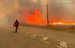Un homme meurt dans un feu de forêt près de Madrid