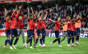 La joie des Lillois après leur succès face à l'OM