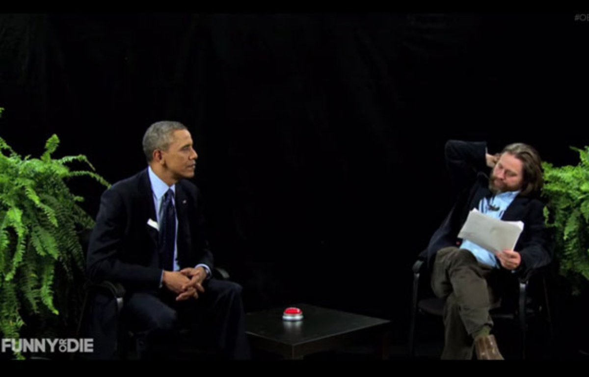 VIDEO. Barack Obama se fait «interviewer» par Zach Galifianakis