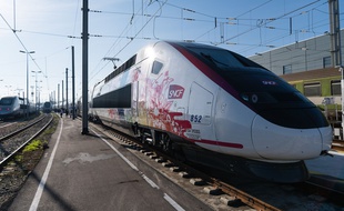 Le nouveau TGV Oceane, le 7 décembre 2016 à Bordeaux
