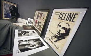 Portrait de Céline lors d'une vente aux enchères chez Drouot à Paris, le 17 juin 2011