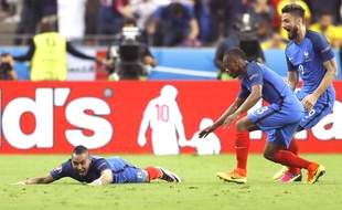 Dimitri Payet après son but victorieux contre la Roumanie le 10 juin.